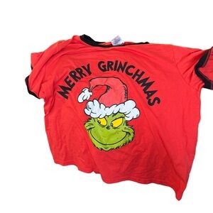 Source Unknown Red Grinch Short Sleeve Tee